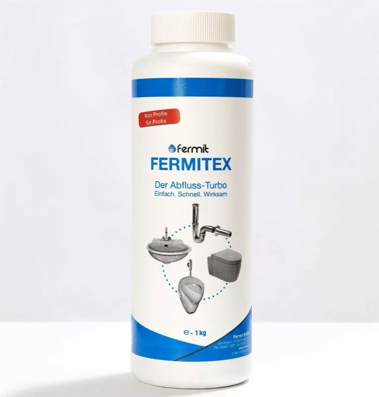 Fermitex Rohrreiniger in der 1-Kilogramm-Dose